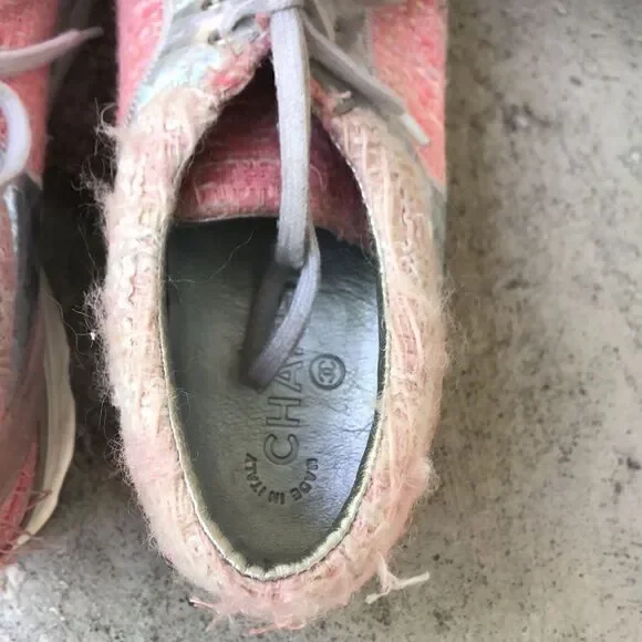 Chanel CC Rosa n Silbar Trainers